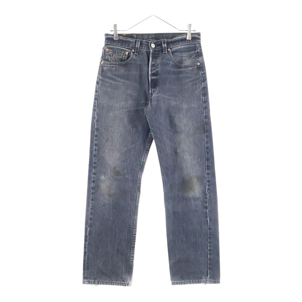 Levi's(リーバイス) 90s USA製 501 ボタン裏555 バレンシア工場 デニムパンツ ブラック