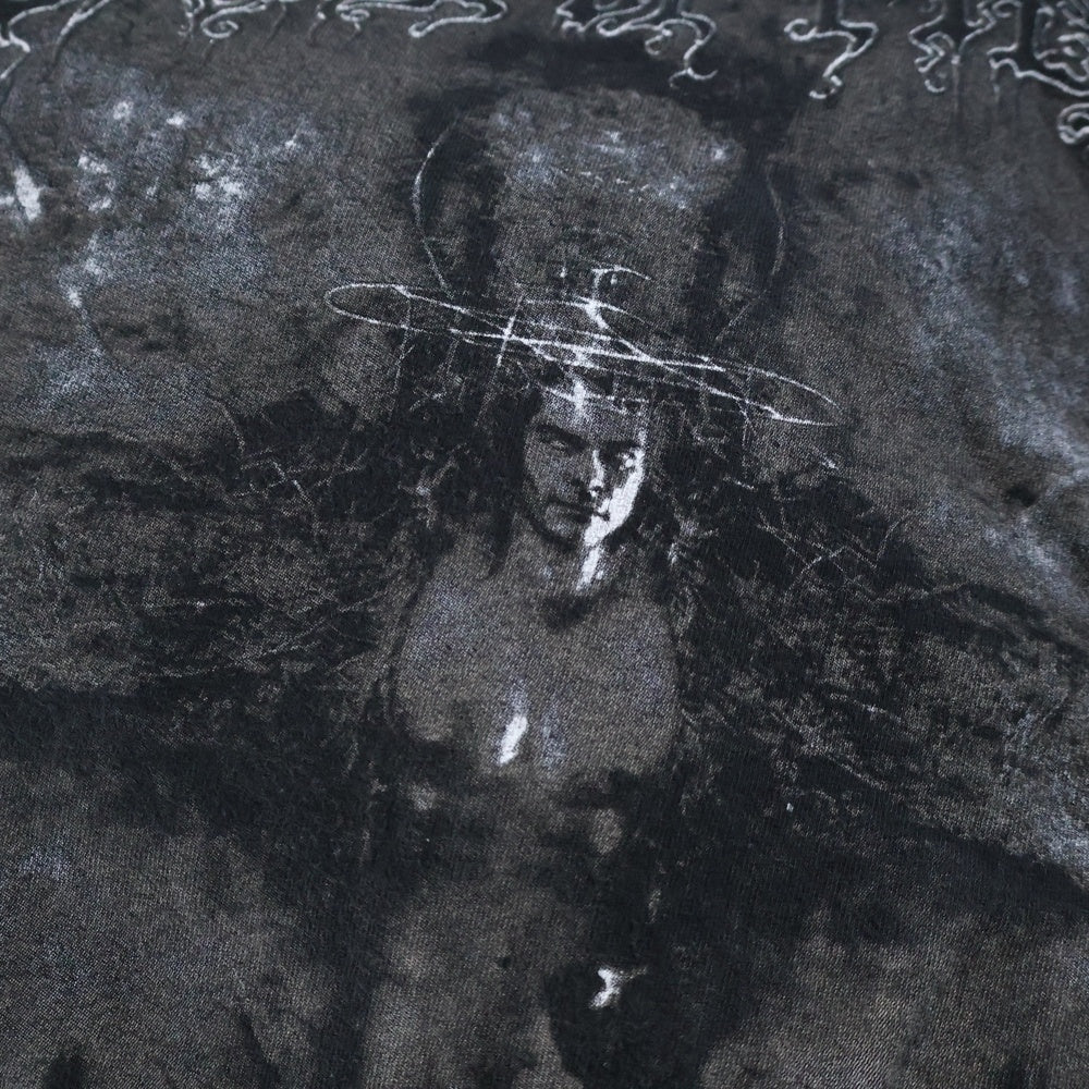 VINTAGE(ヴィンテージ) 00s メキシコ製 CRADLE OF FILTH THE FECUND COMING M&O クレイドルオブフィルス ロングスリーブカットソー 長袖Tシャツ ロンT ブラック