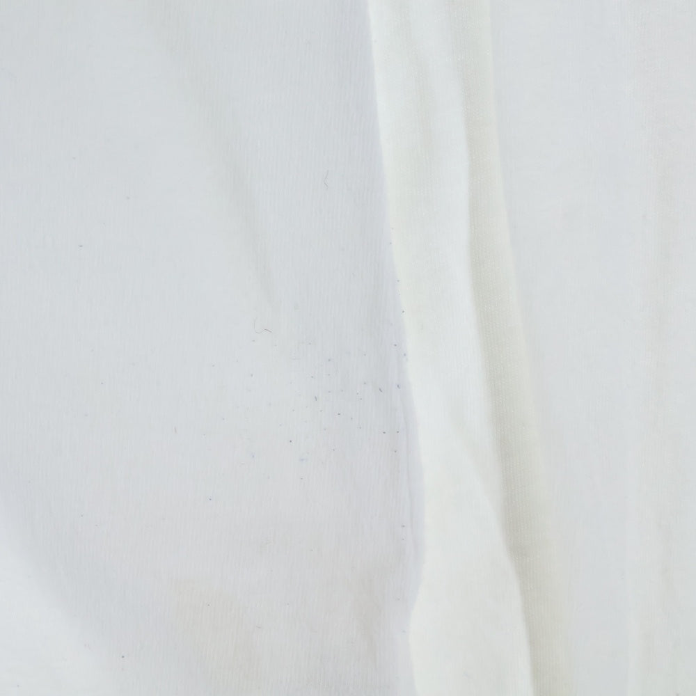 CHROME HEARTS(クロムハーツ) CH PLUS CHプラス 両面プリント クルーネック 長袖Tシャツ ホワイト/ブラック