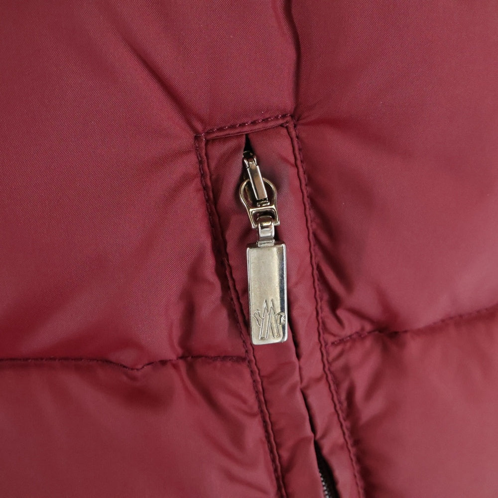 MONCLER(モンクレール) 茶タグ ナイロン ダウンベスト レッド レディース G32-003