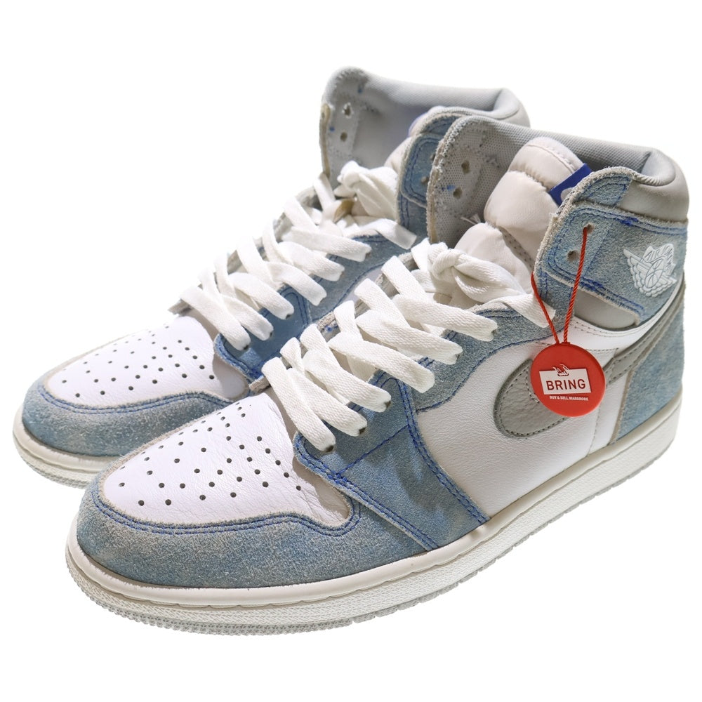 NIKE(ナイキ) AIR JORDAN 1 Hyper Royal エアジョーダン 1 ハイパーロイヤル ハイカットスニーカー US9/27cm ホワイト/ブルー 555088-402
