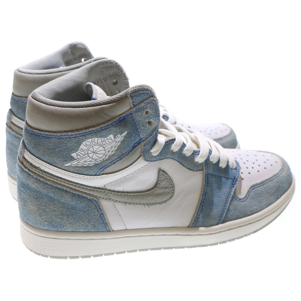 NIKE(ナイキ) AIR JORDAN 1 Hyper Royal エアジョーダン 1 ハイパーロイヤル ハイカットスニーカー US9/27cm ホワイト/ブルー 555088-402