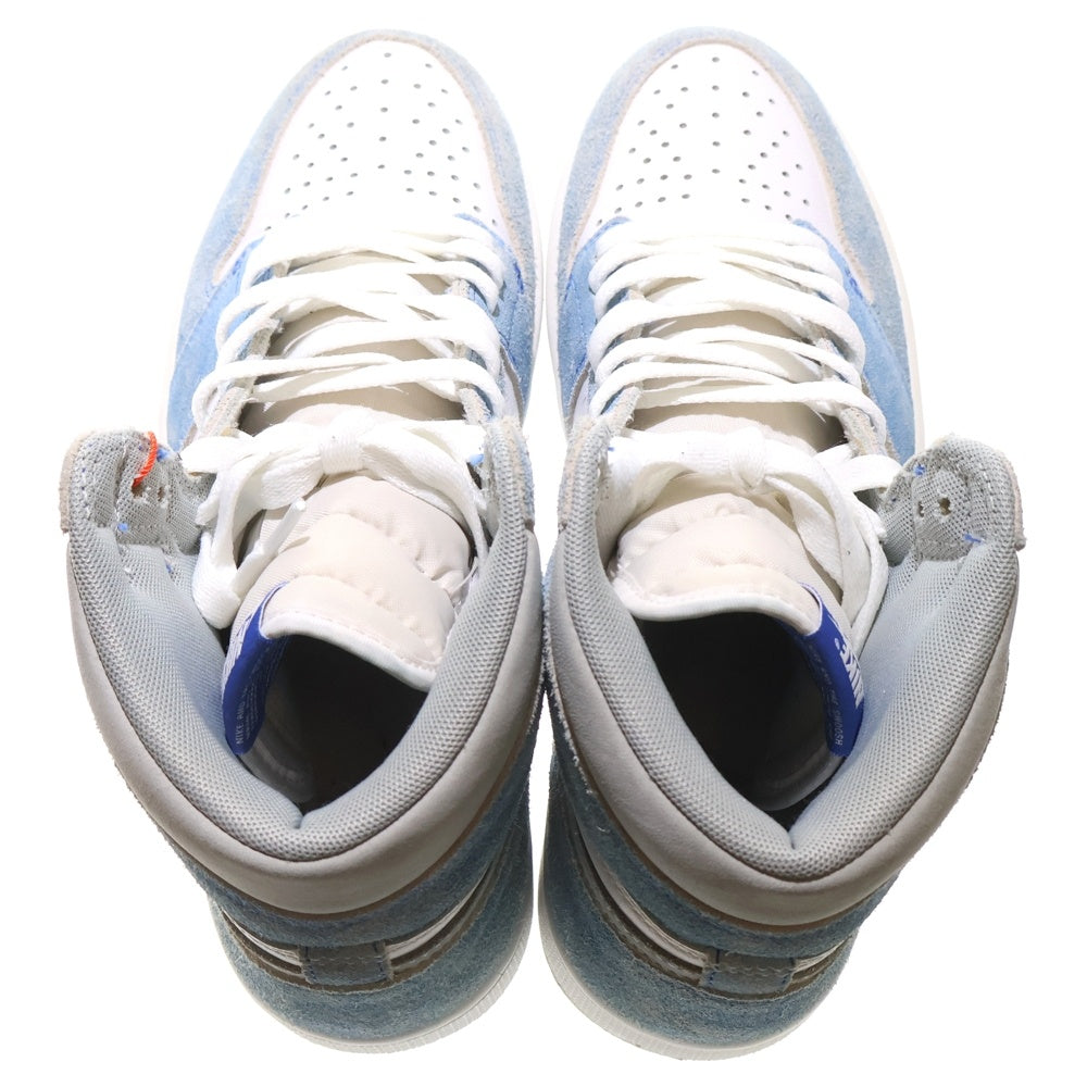 NIKE(ナイキ) AIR JORDAN 1 Hyper Royal エアジョーダン 1 ハイパーロイヤル ハイカットスニーカー US9/27cm ホワイト/ブルー 555088-402