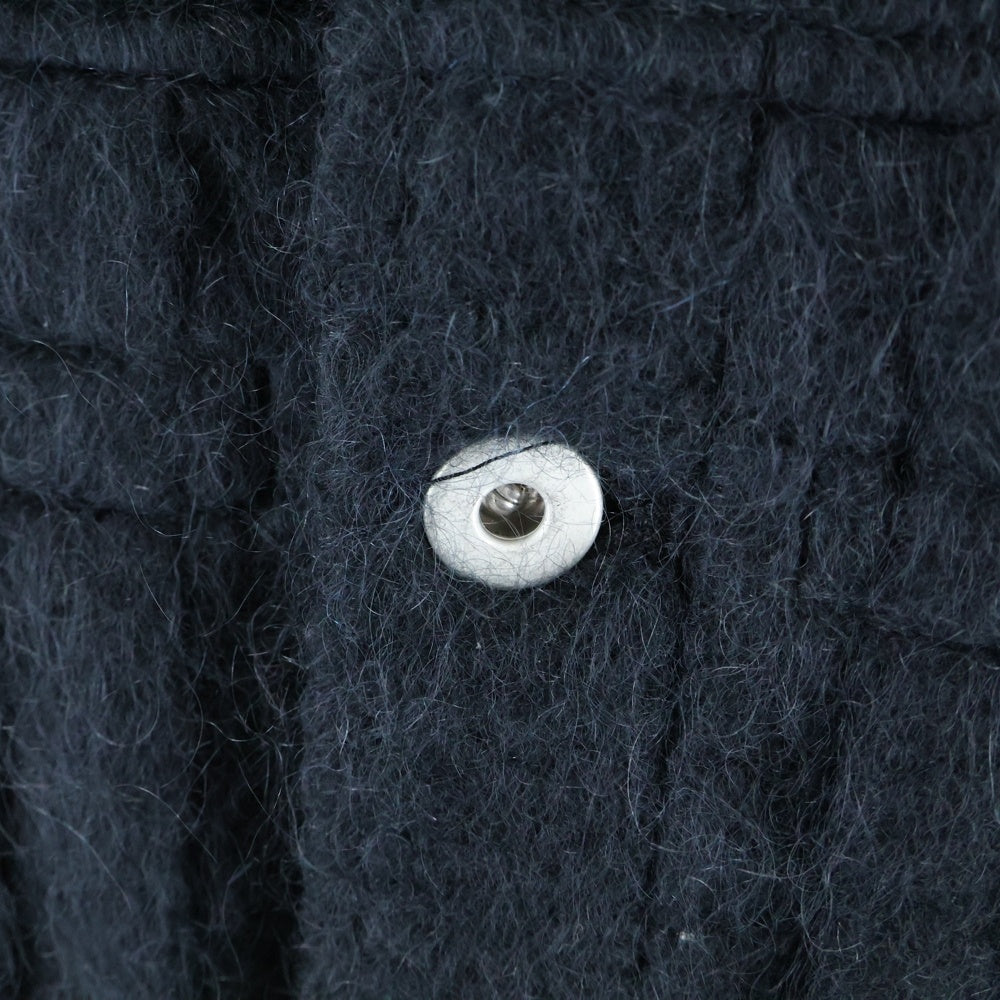 DISCOVERED(ディスカバード) 23AW MOHAIR SHAGGY 2ND G BLOUSON モヘアシャギー ビッグシルエットブルゾンジャケット ブラック DC-23AW-BL-01