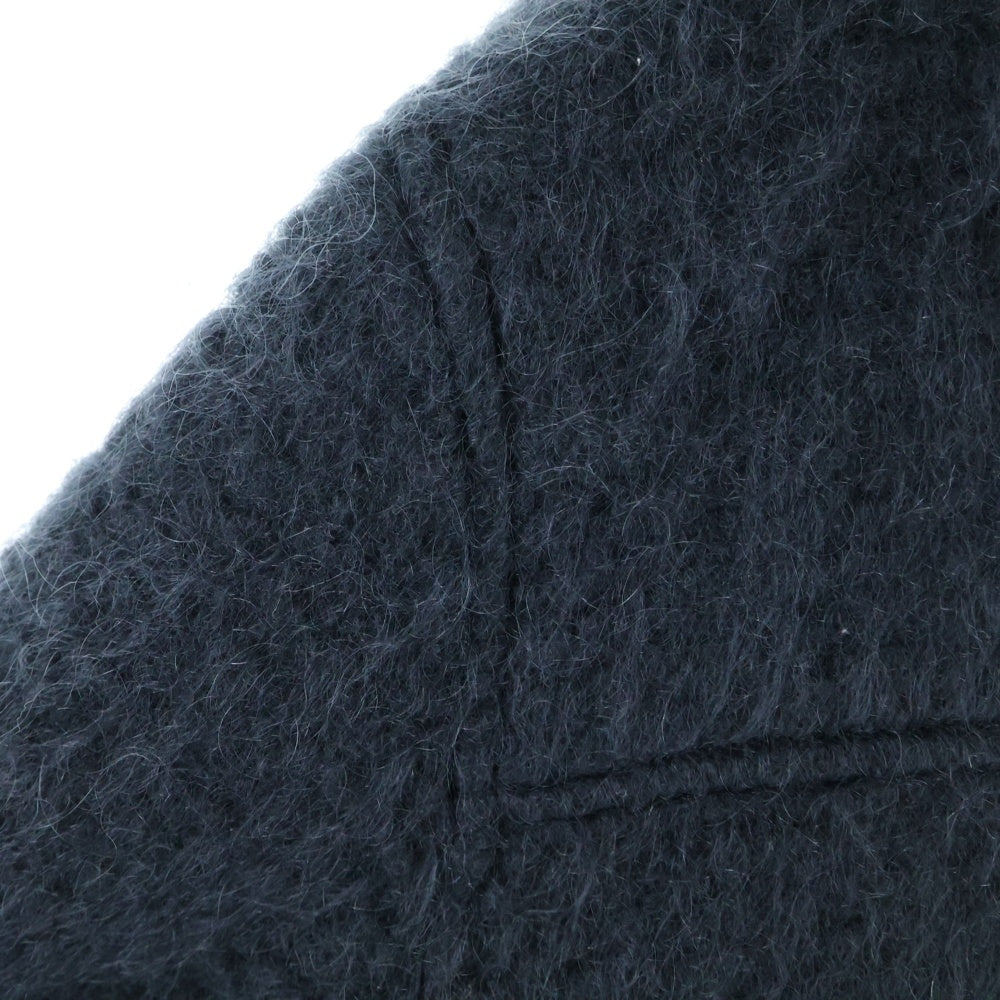 DISCOVERED(ディスカバード) 23AW MOHAIR SHAGGY 2ND G BLOUSON モヘアシャギー ビッグシルエットブルゾンジャケット ブラック DC-23AW-BL-01