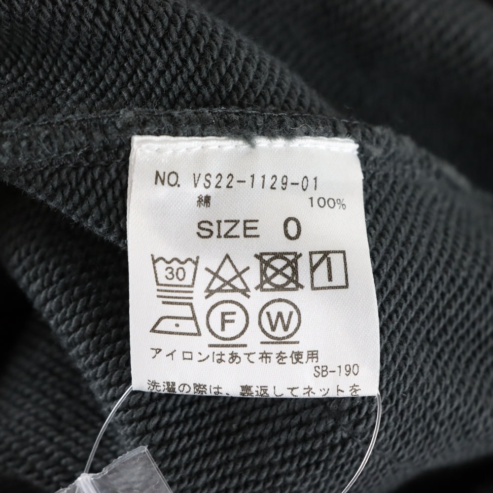 BLATTINO(ブラッティーノ) SWEAT PANTS サイドジップ スウェットパンツ グレー VS22-1129-01