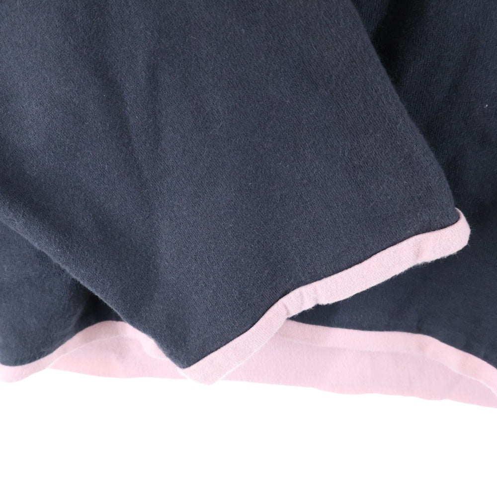 Needles(ニードルス) 23AW L/S Reversible Hoody パピヨン バタフライプリント リバーシブル スウェット プルオーバーパーカー グレー/ピンク NS268