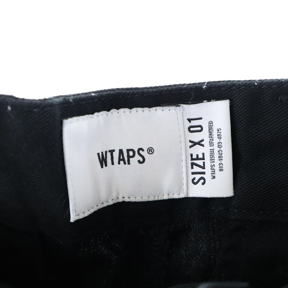 WTAPS(ダブルタップス) 23SS TROUSERS トラウザー ワークパンツ ブラック 231BRDT-PTM06