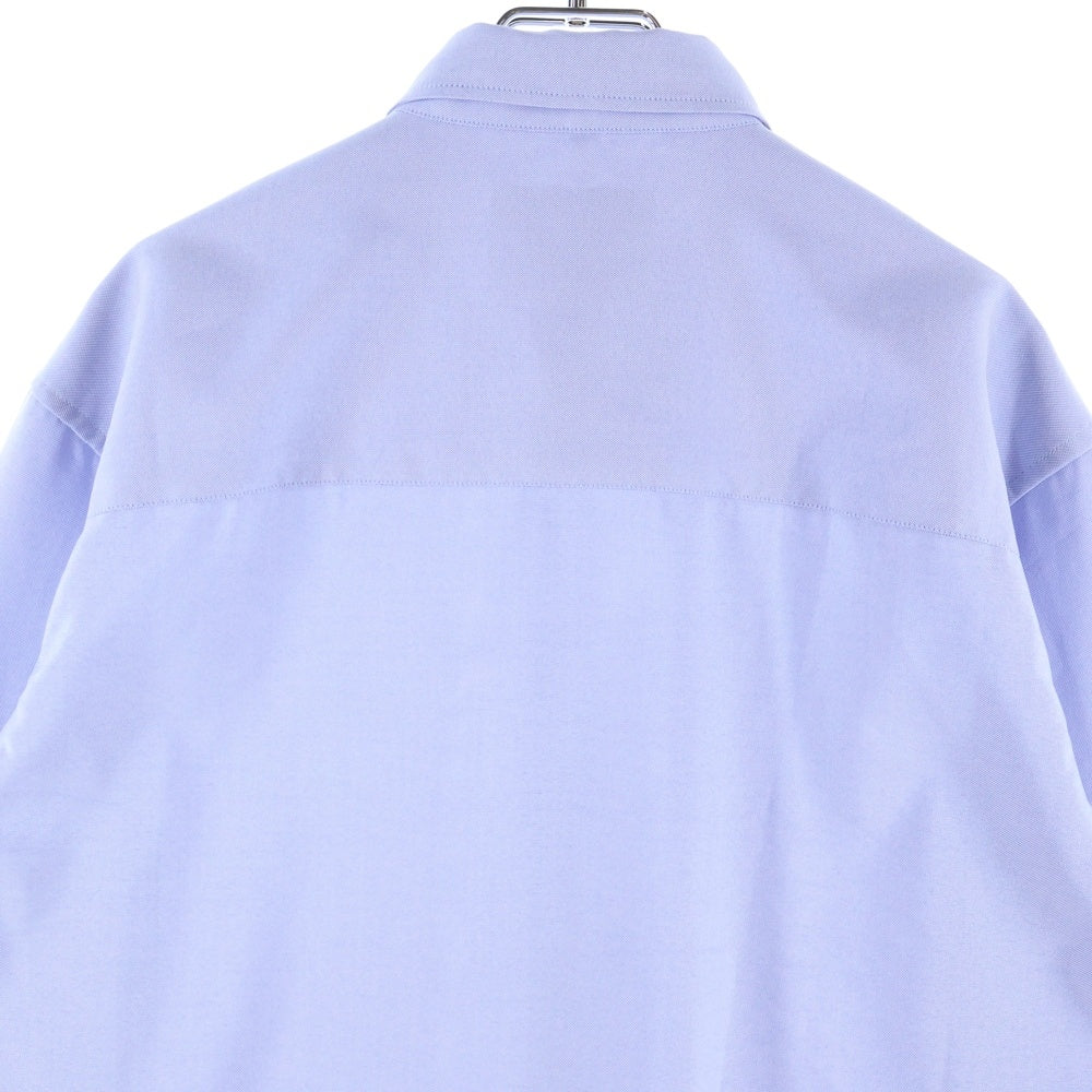 WTAPS(ダブルタップス) 24SS LS POLY OXFORD ロングスリーブ オックスフォード長袖シャツ ブルー 241TQDT-SHM02