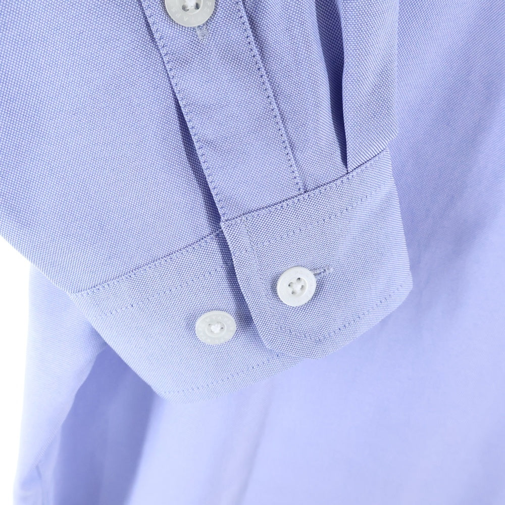 WTAPS(ダブルタップス) 24SS LS POLY OXFORD ロングスリーブ オックスフォード長袖シャツ ブルー 241TQDT-SHM02