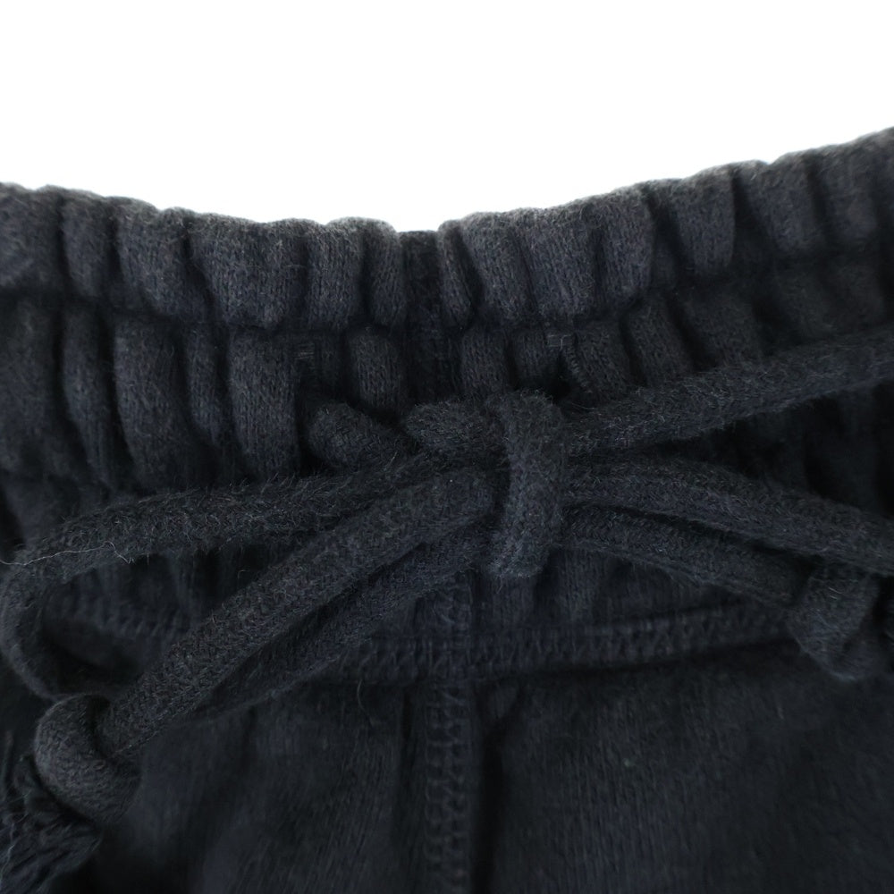 SAINT MICHAEL(セントマイケル) 21SS Sweat Shorts Logo フロントロゴ スウェットショーツ ハーフパンツ ブラック SM-S21-0000-038