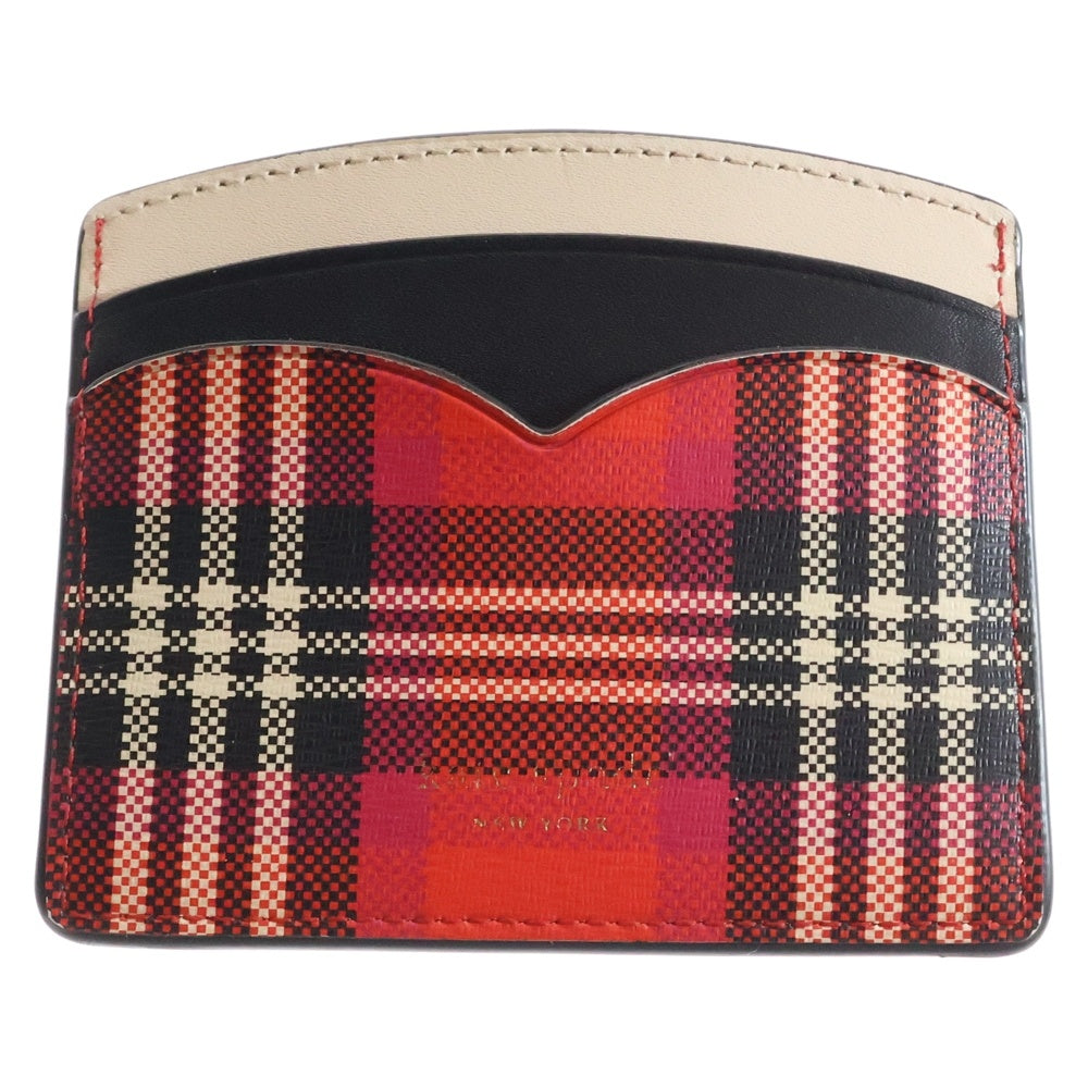 Kate Spade(ケイトスペード) Blinx Plaid Owl Cardholder カードケース マルチカラー レディース