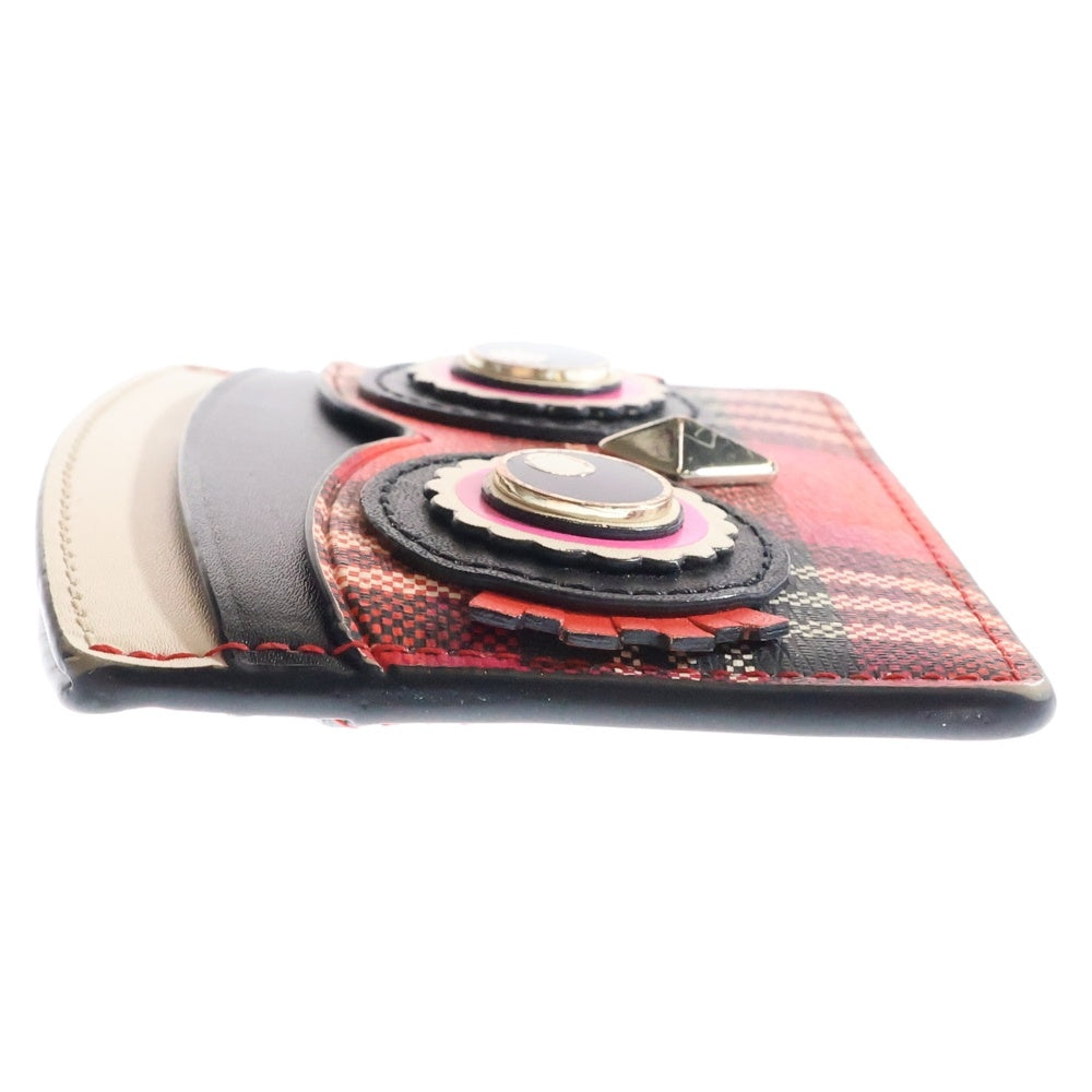 Kate Spade(ケイトスペード) Blinx Plaid Owl Cardholder カードケース マルチカラー レディース