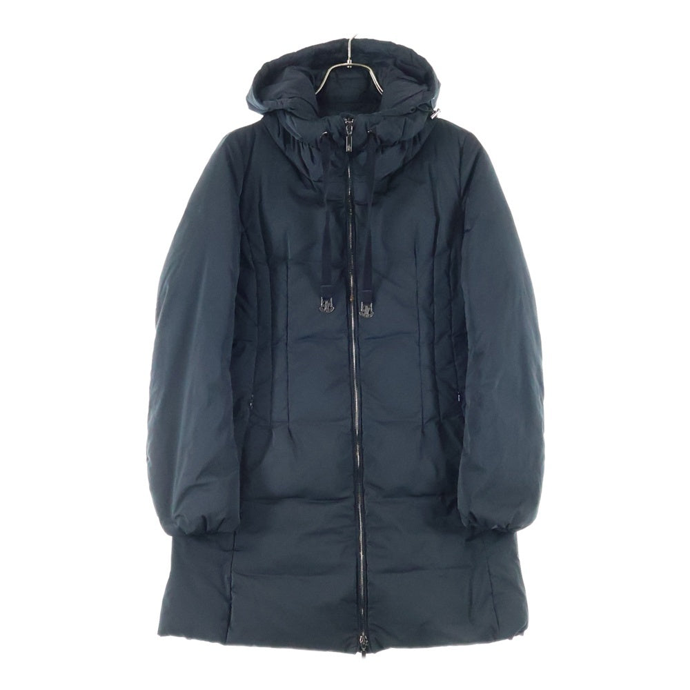MONCLER(モンクレール) NIM GIUBOTTO フード付き ロングダウンジャケット ブラック レディース 120934932800