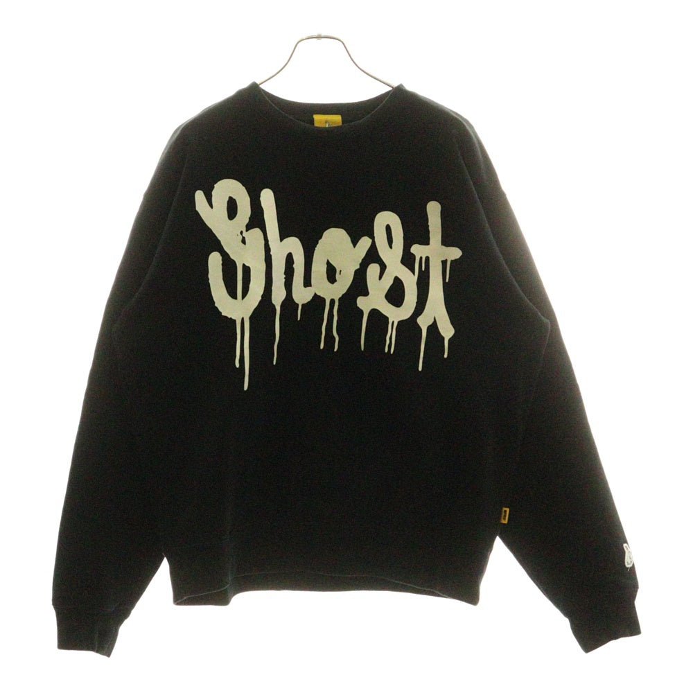 FR2(エフアールツー) × GUCCIGHOST SWEATSHIRTS グッチゴースト スウェットシャツ ブラック