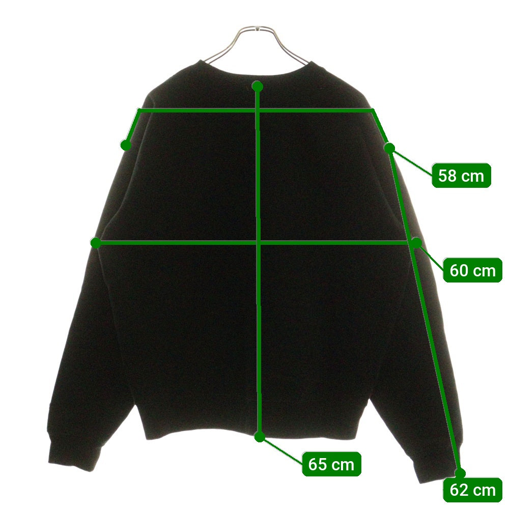 FR2(エフアールツー) × GUCCIGHOST SWEATSHIRTS グッチゴースト スウェットシャツ ブラック