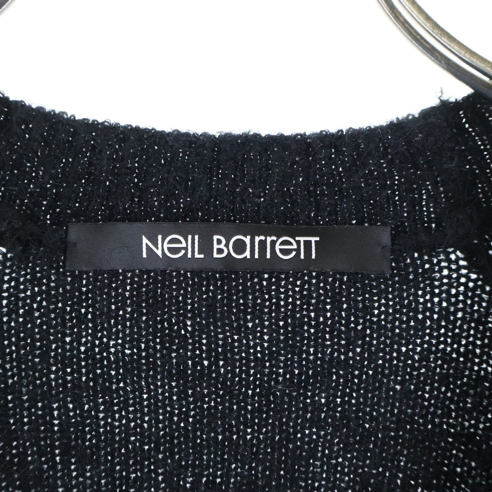 Neil Barrett(ニール バレット) メリノウール ニット カーディガン ブラック