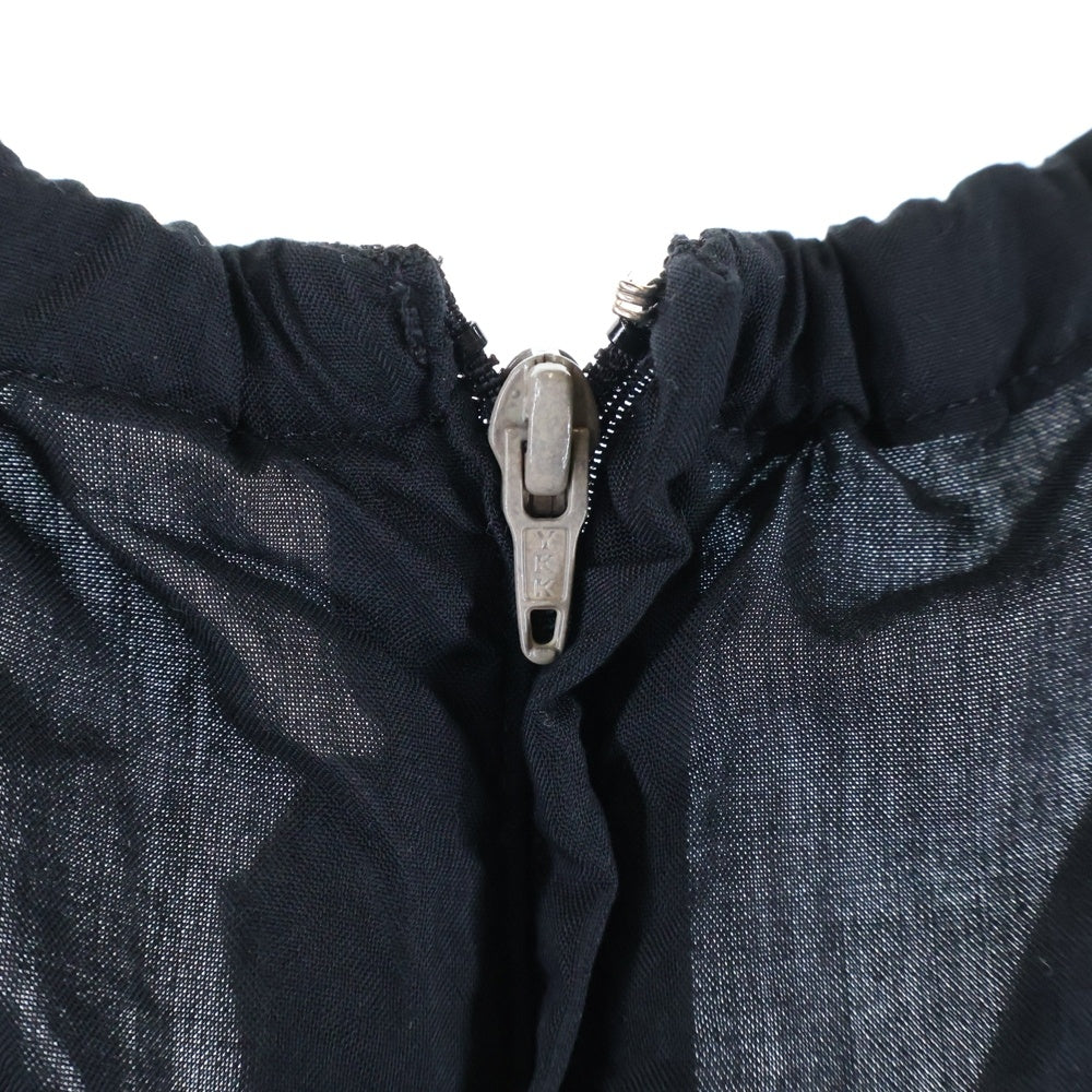 COMME des GARCONS COMME des GARCONS(コムデギャルソンコムデギャルソン) 18SS ギャザー ノースリーブ ロングワンピース ブラック レディース RA-A002