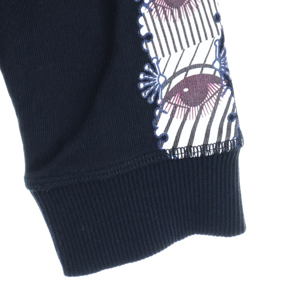 KENZO(ケンゾー) 23AW Evil Eye フロントデザイン クルーネックトレーナー スウェット ブラック F662R08614XM