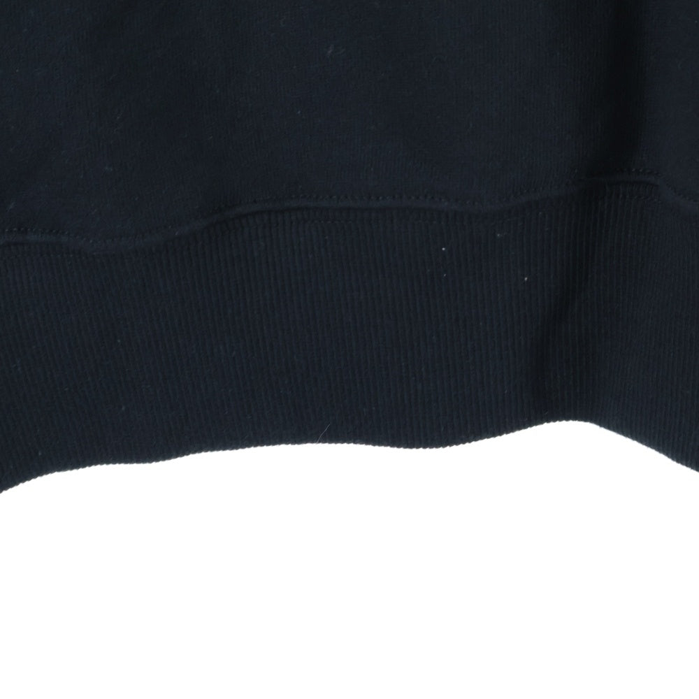 Y's(ワイズ) ×NEW ERA ニューエラ 刺繍ロゴ プルオーバーパーカー フーディー ブラック YE-T74-956