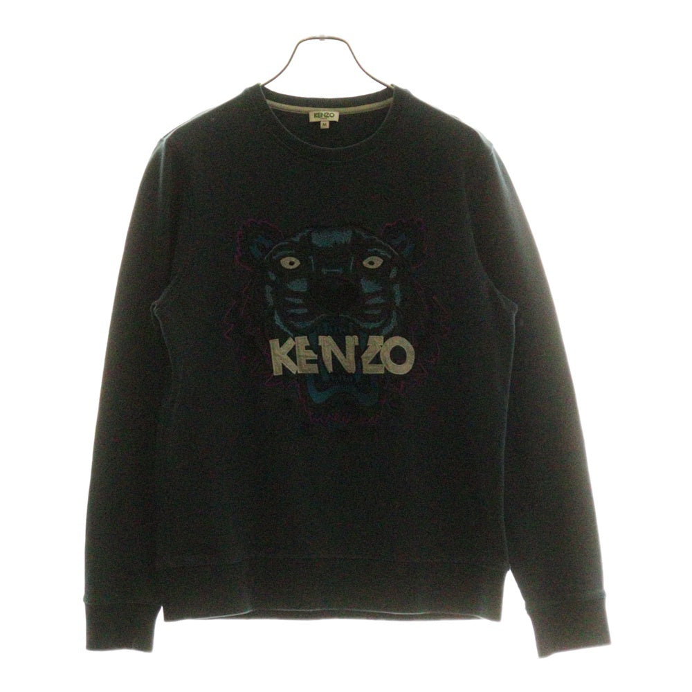 KENZO(ケンゾー) Unbushed Tiger Sweat クルーネックトレーナー スウェット ブルー F565SW0014XC