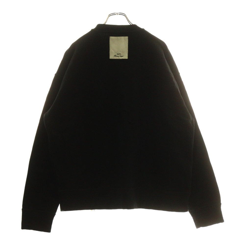 JIL SANDER(ジルサンダー) SWEATSHIRT CN LS クルーネックトレーナー スウェット ブラック JSMT707058