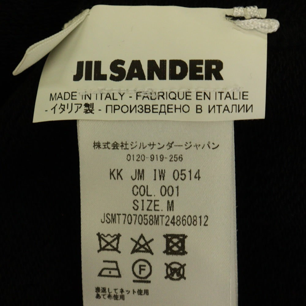 JIL SANDER(ジルサンダー) SWEATSHIRT CN LS クルーネックトレーナー スウェット ブラック JSMT707058