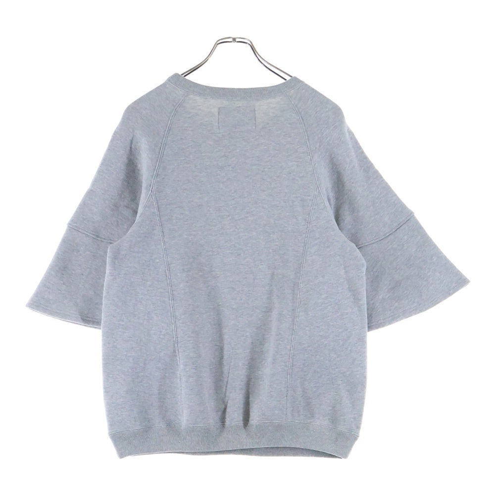 JUNYA WATANABE COMME des GARCONS(ジュンヤワタナベ コムデギャルソン) 17AW フレアスリーブ クルーネックトレーナー スウェット グレー XT-T001
