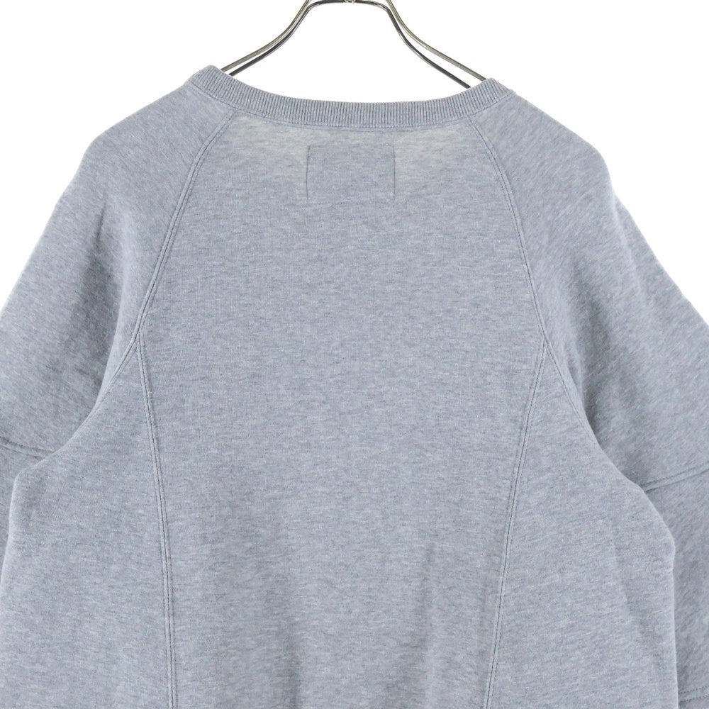 JUNYA WATANABE COMME des GARCONS(ジュンヤワタナベ コムデギャルソン) 17AW フレアスリーブ クルーネックトレーナー スウェット グレー XT-T001
