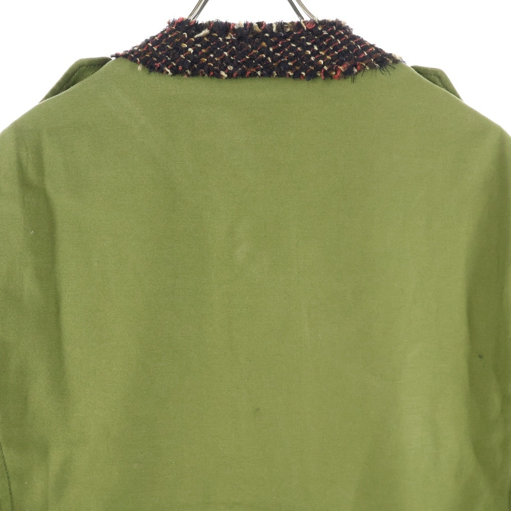 JUNYA WATANABE COMME des GARCONS(ジュンヤワタナベ コムデギャルソン) 19AW ウール切替 ミリタリーコート カーキ JD-J032