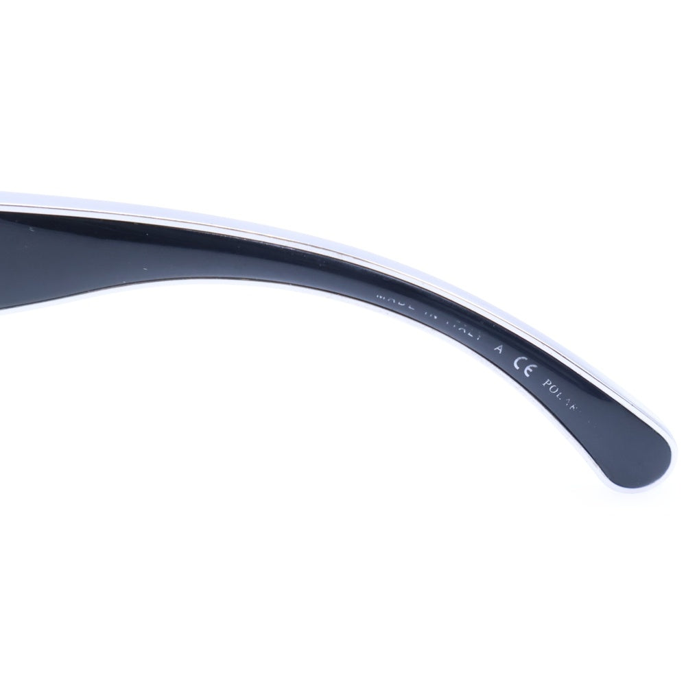 CHANEL(シャネル) サイドロゴ カラーレンズ ウェリントンサングラス メガネ ブラック C501 S8