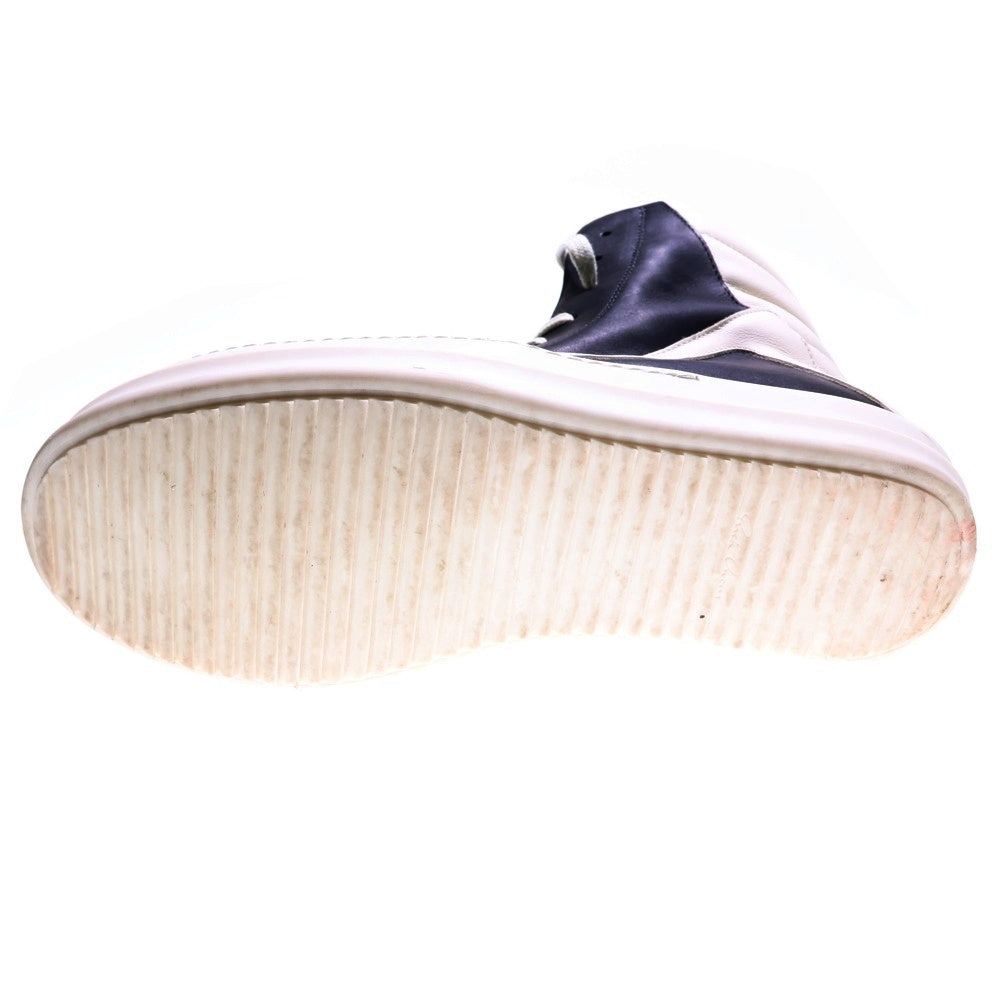 Rick Owens(リックオウエンス) GEOBASKET ジオバスケット レースアップ ハイカットスニーカー ブラック/ホワイト RU01D3894-LOOLCO