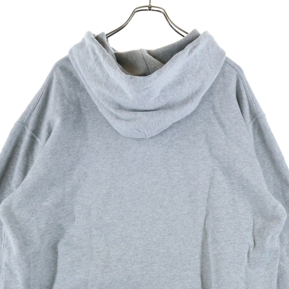 FIRST DOWN(ファーストダウン) フロントロゴ プリント プルオーバーパーカー コットン グレー