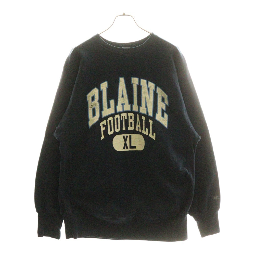 CHAMPION(チャンピオン) 90S BLAINE FOOTBALL REVERSSE WEAVE S1050-031 フットボール リバースウィーブ 三段 コットン ネイビー