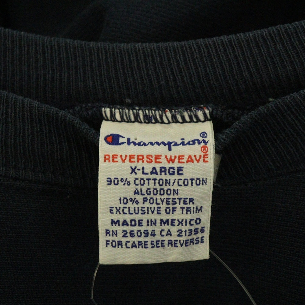 CHAMPION(チャンピオン) 90S BLAINE FOOTBALL REVERSSE WEAVE S1050-031 フットボール リバースウィーブ 三段 コットン ネイビー
