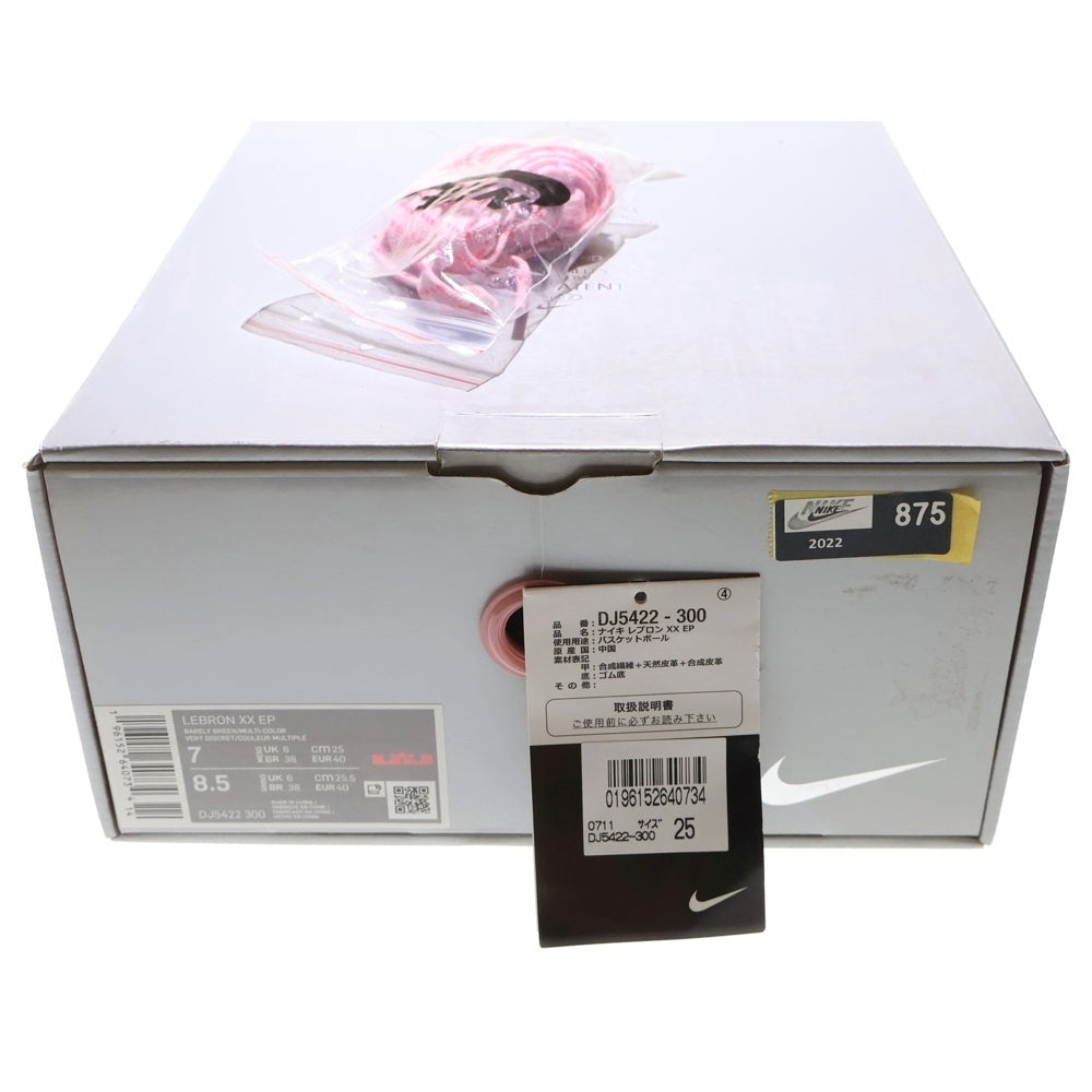 NIKE(ナイキ) LEBRON XX 20 EP TIME MACHINE レブロン ローカットスニーカー バスケットシューズ マルチカラー US7/25cm