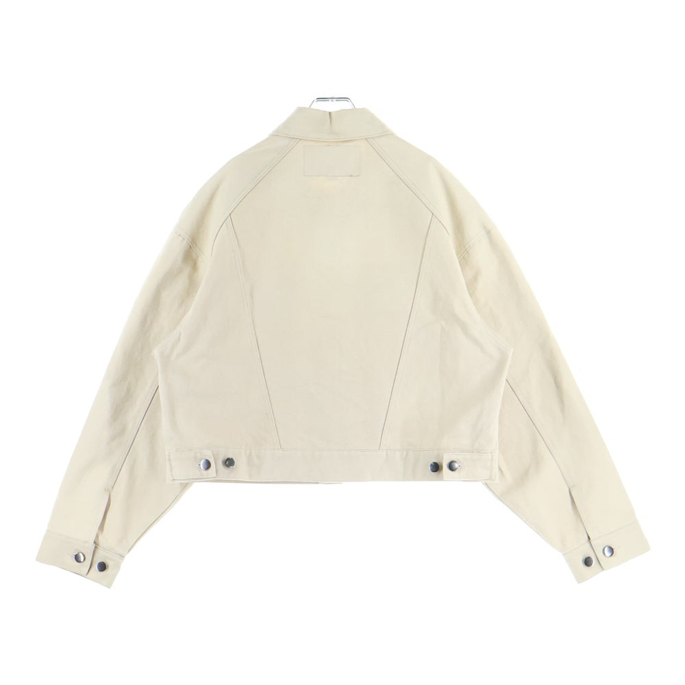 entire studios(エンタイア スタジオ) Workerwear Jacket ES2312C クロップド キャンバスジャケット ベージュ