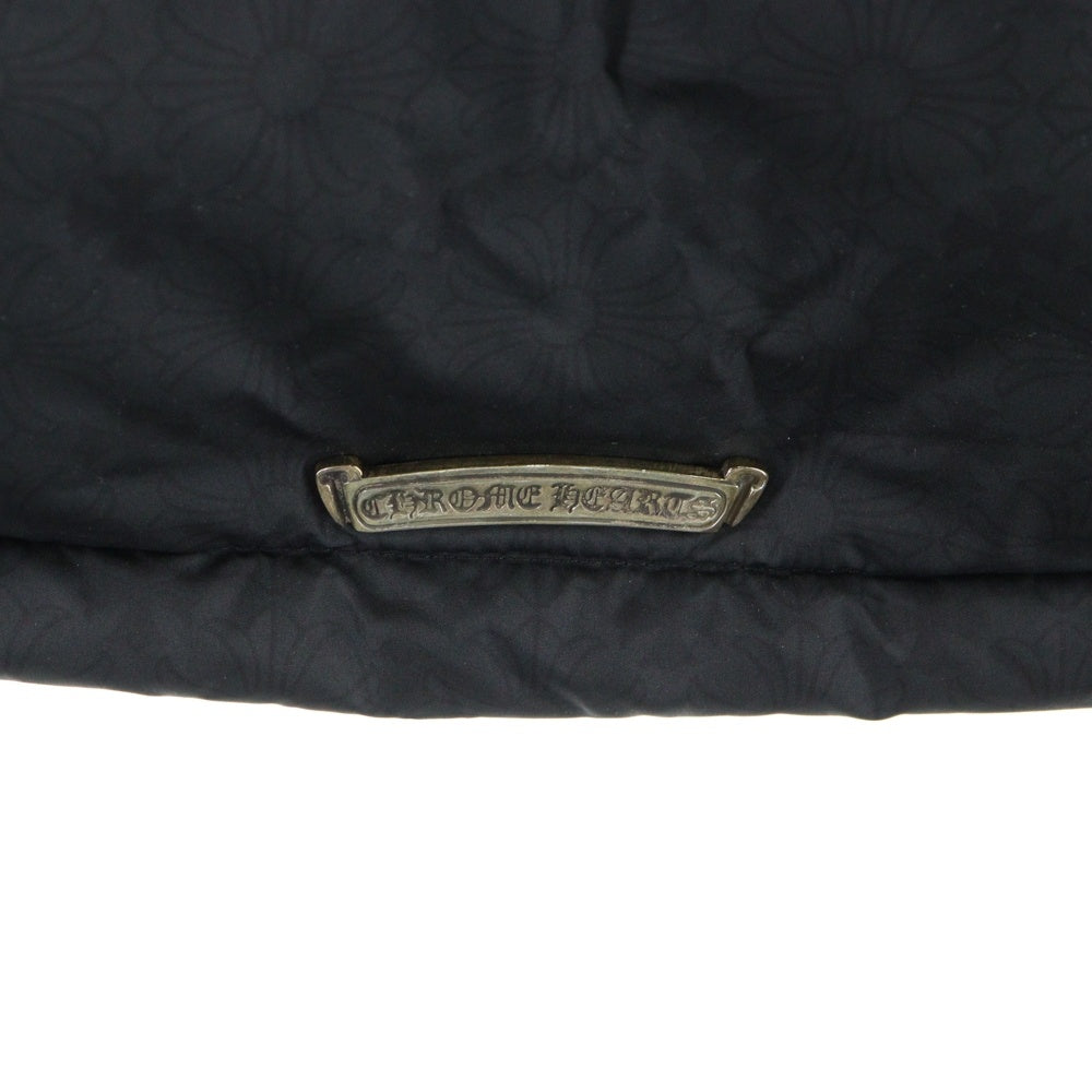 CHROME HEARTS(クロムハーツ) STIFF V2 FBRC CHプラス 総柄クロスボールボタン ダウンジャケット ブラック