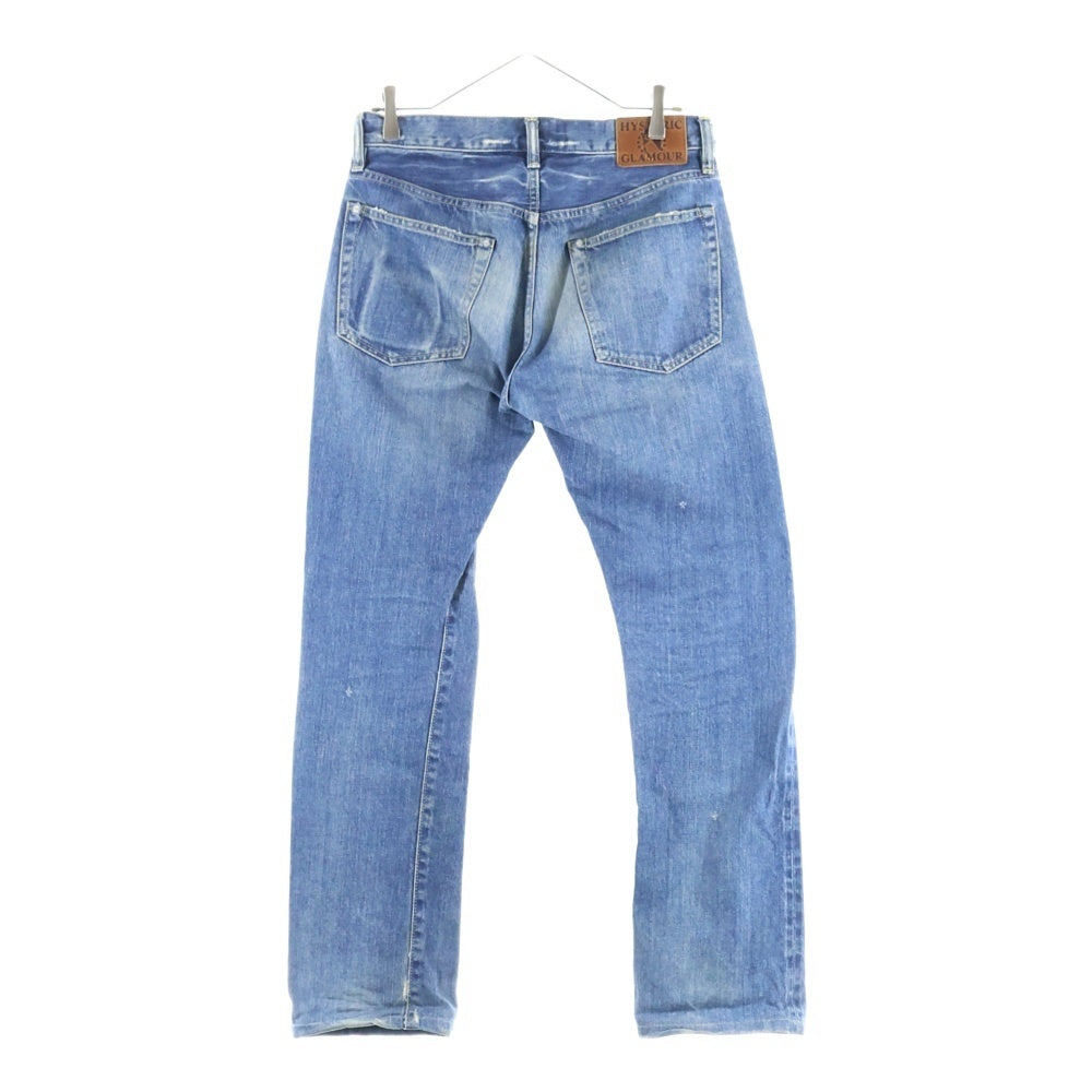 HYSTERIC GLAMOUR(ヒステリックグラマー) SP加工 スタッズ小窓デニムパンツ インディゴ 0243AP17