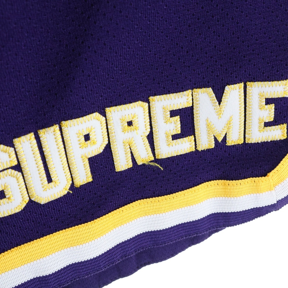 SUPREME(シュプリーム) 22SS Faux Croc Basketball Short ショートパンツ パープル