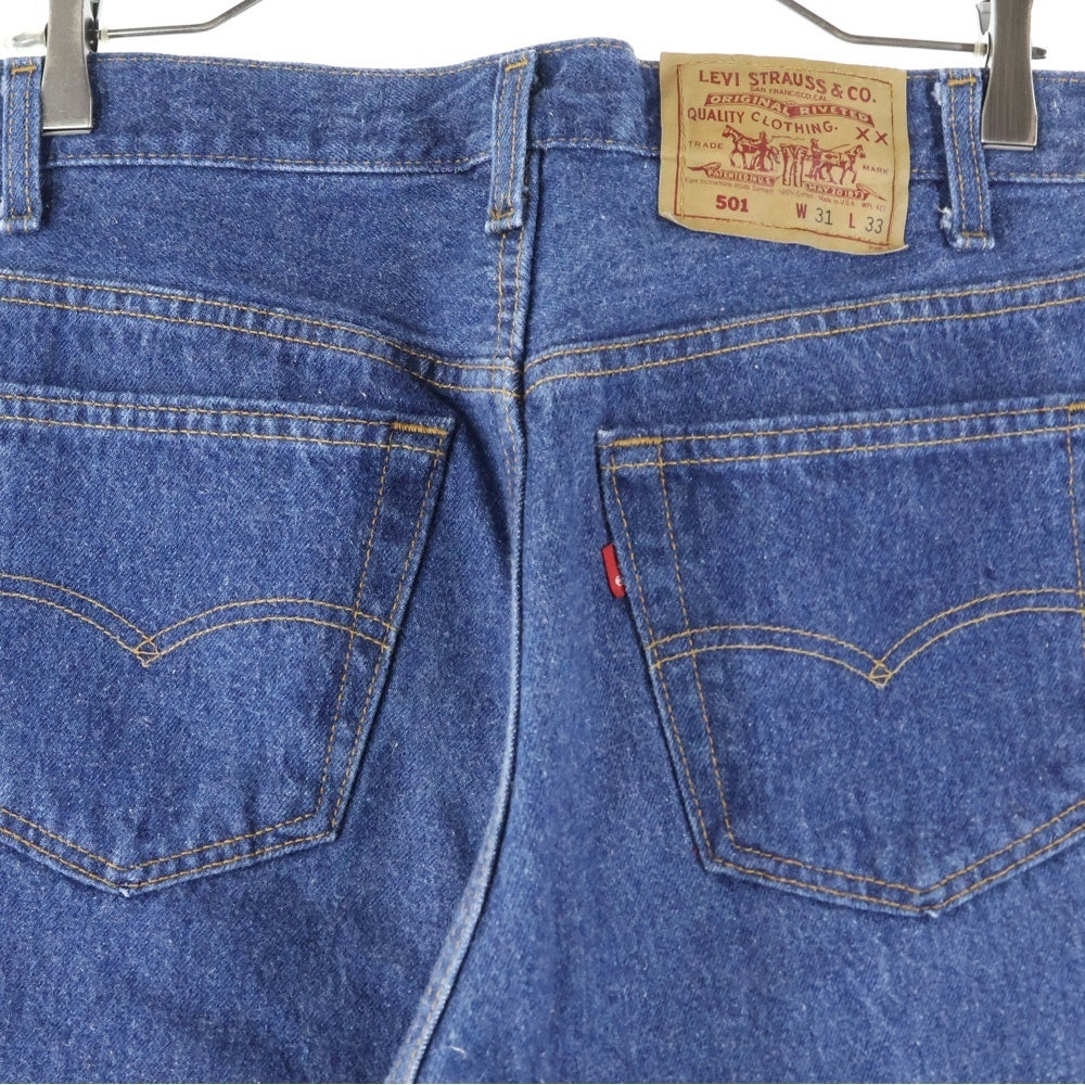 Levi's(リーバイス) 501 ボタンフライ ストレートデニム パンツ インディゴ