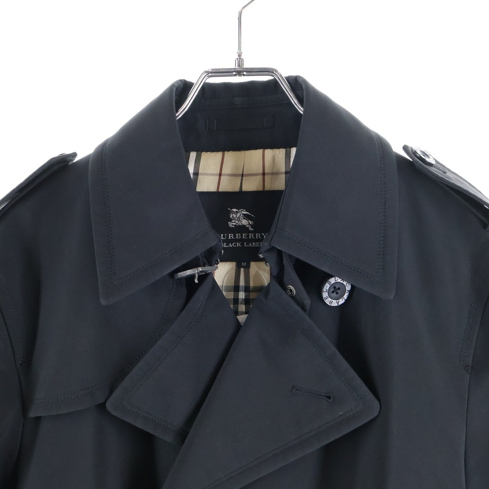 BURBERRY BLACK LABEL(バーバリー ブラックレーベル) トレンチショートコート ブラック BMA03-502-09