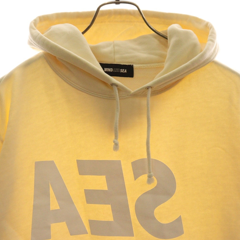WIND AND SEA(ウィンダンシー) CASETIFY Hoodie フロントロゴ プルオーバーパーカー クリーム
