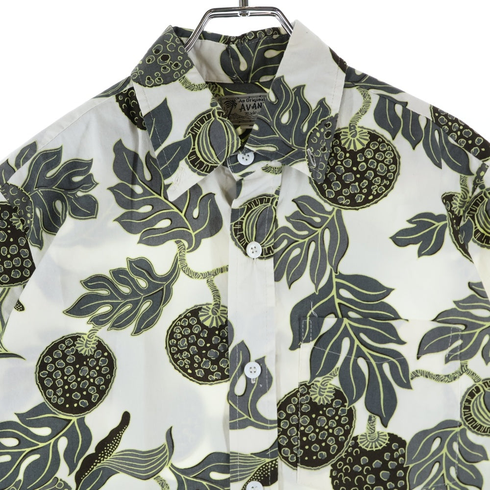 VINTAGE(ヴィンテージ) MADE in HAWAII ハワイ コットン アロハ半袖シャツ 総柄 マルチカラー