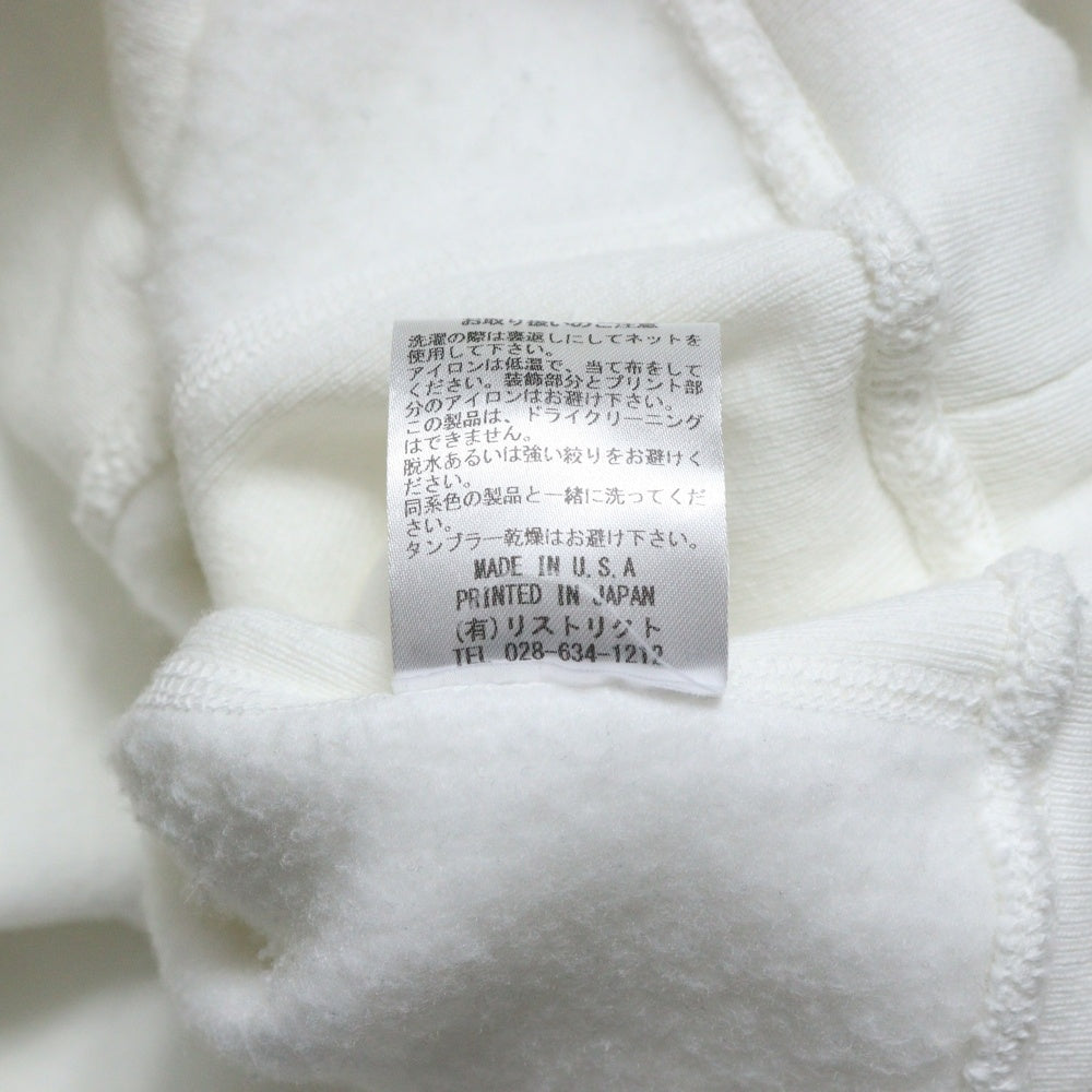 CAMBER(キャンバー) × WP WORLD GREATS S2 CREWNECK SWEAT フロントロゴプリント クルーネックスウェットトレーナー ホワイト WP10-CS01