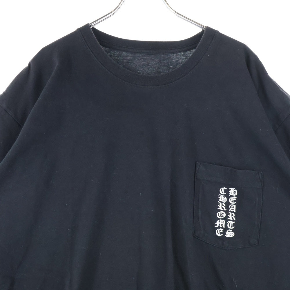 CHROME HEARTS(クロムハーツ) TOKYO 東京限定 バックスクロールラベル 両面プリント半袖Tシャツ カットソー ブラック