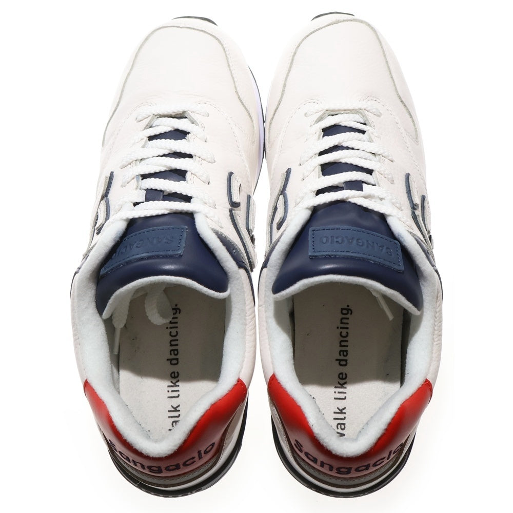 Sangacio(サンガッチョ) にゅ~ず トリコロール 10周年記念モデル ローカットスニーカー ホワイト
