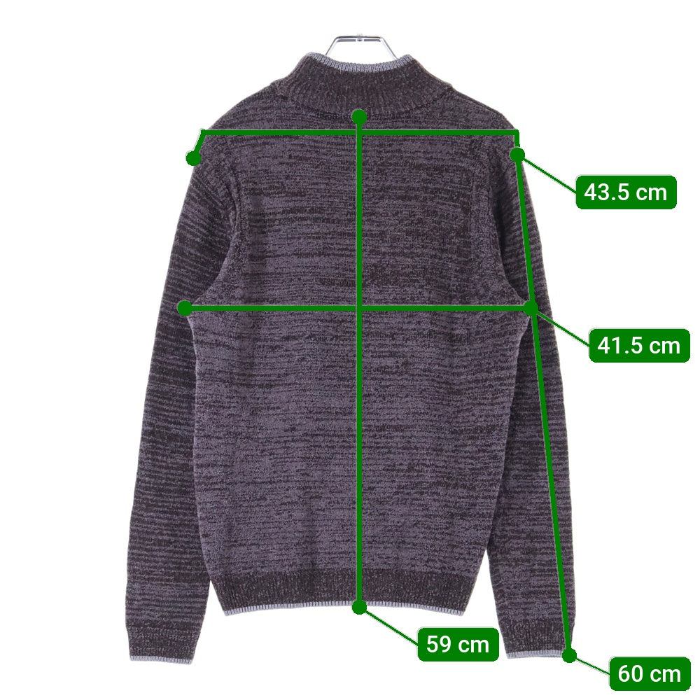 ARMANI COLLEZIONI(アルマーニ コレツィオーニ) ウール モックネック ライトセーター ニット ブラウン 6XCM11 CM14Z