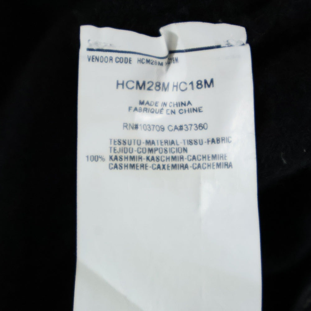 ARMANI COLLEZIONI(アルマーニ コレツィオーニ) カシミヤ Vネック ライトセーター ニットー ブラック HCM28M HC18M