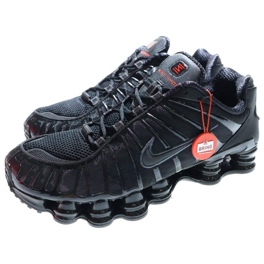 NIKE(ナイキ) SHOX TL BLACK METALLIC HEMATITE AV3595-002 ショックス ティーエル メタリック ヘマタイト ローカットスニーカー ブラック US11/29.0cm